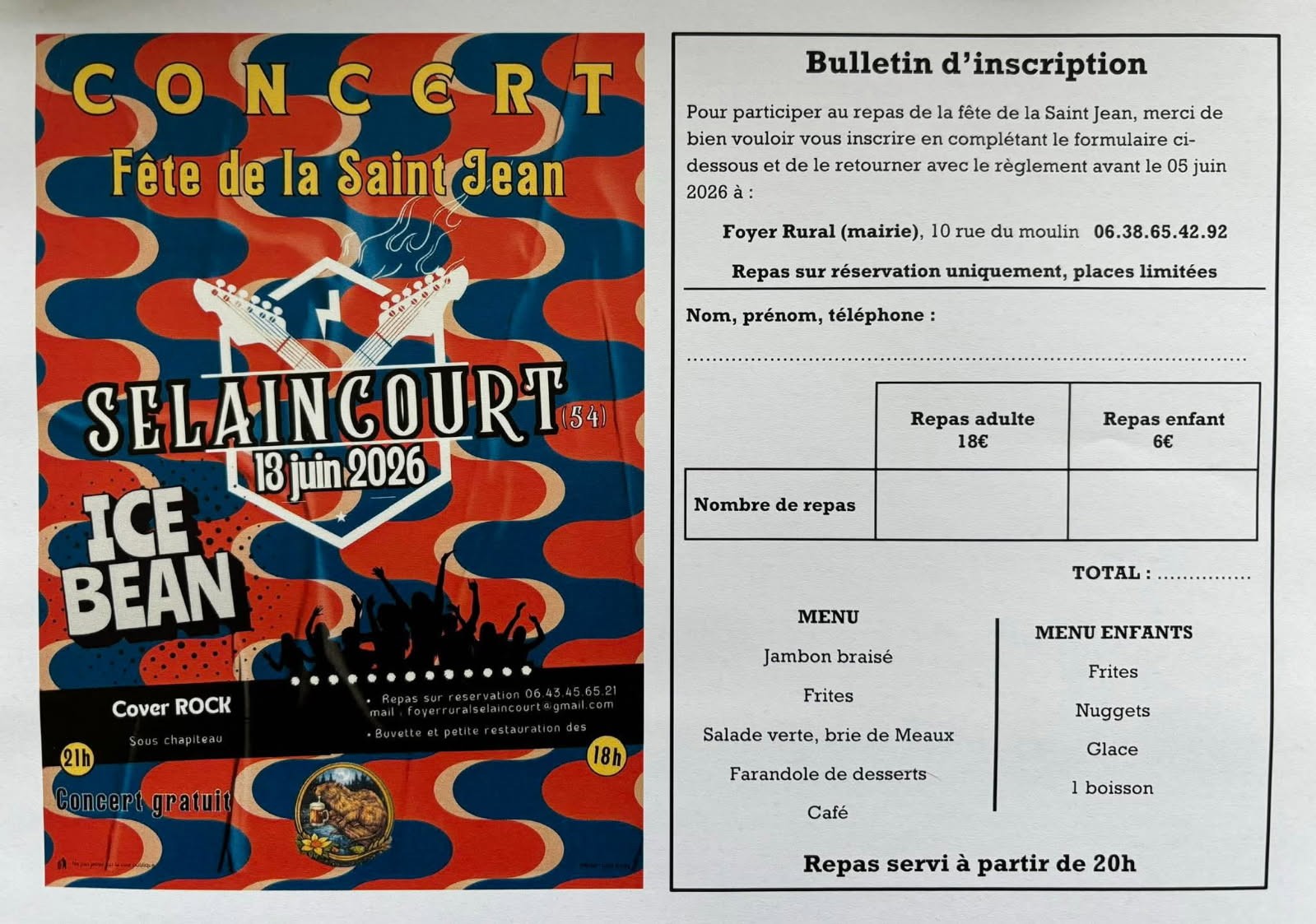 FÊTE DE LA ST JEAN à SELAINCOURT